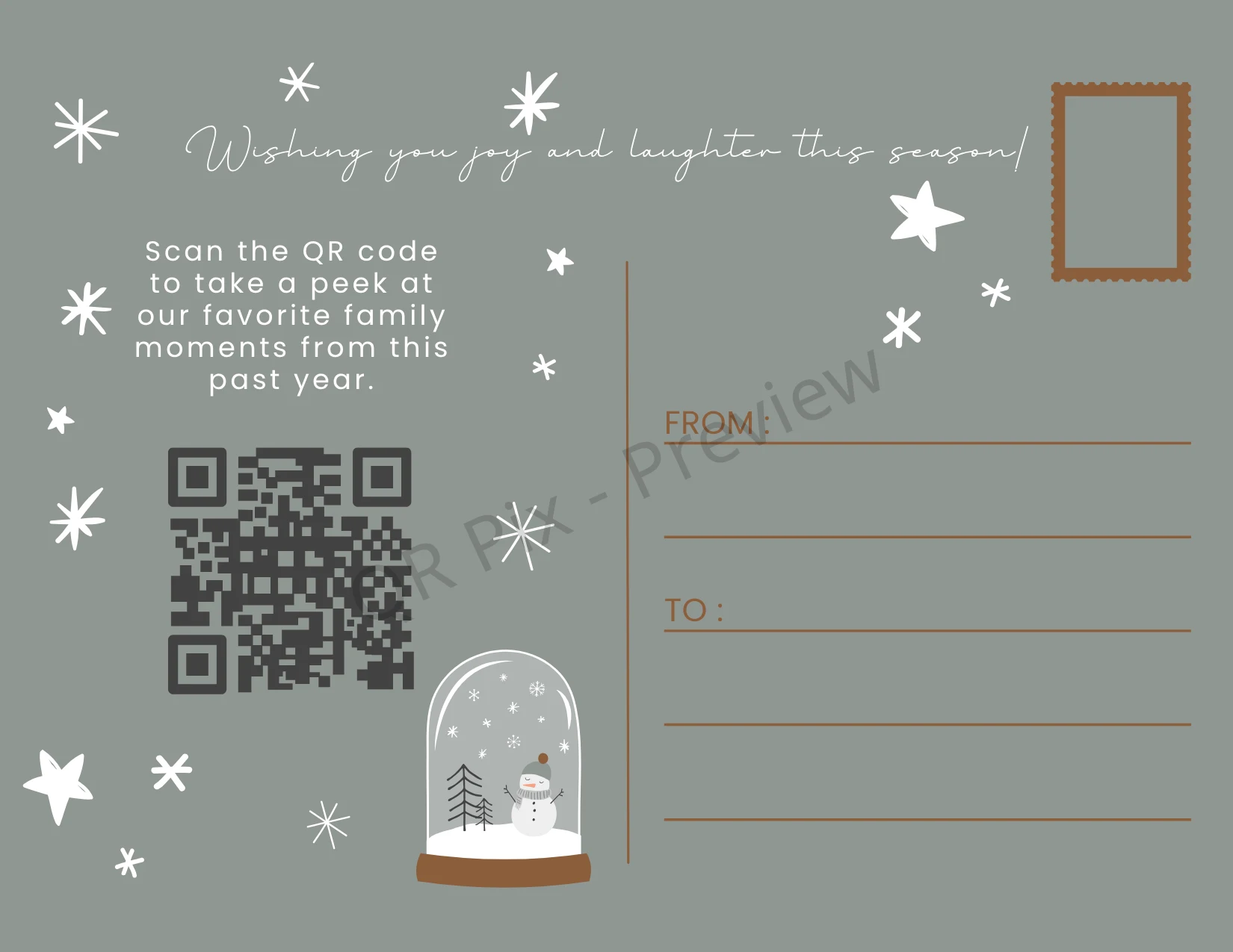 Happy Holidays — back